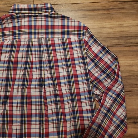 Five Four Men's Long Sleeve Plaid Shirt Dressy Multicolor Size Large - Picture 8 of 11